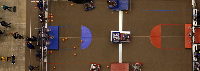 Rebound Rumble Field from Above